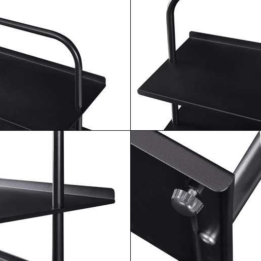 Sapateira Poytya para 10 pares aço 119x60x32cm - Preto en.casa