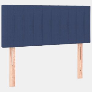 vidaXL Cabeceira de cama tecido 80x5x7888 cm azul