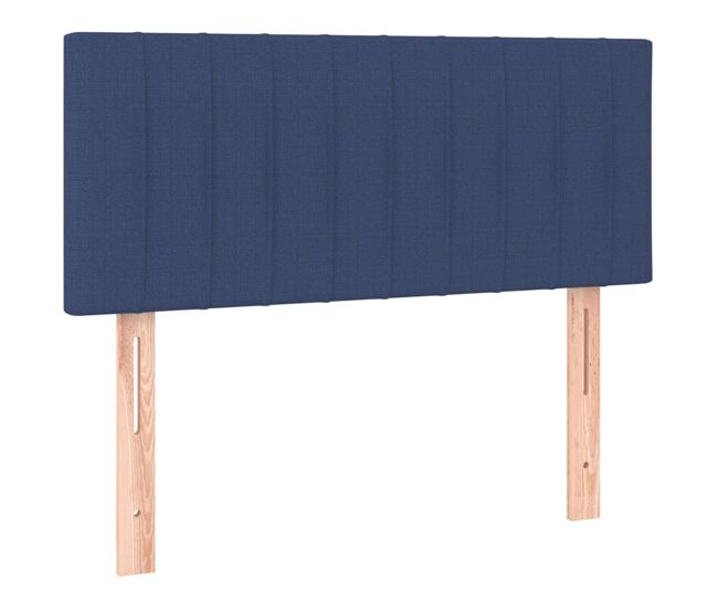 Vidaxl cabecero de tela azul 80x5x78/88 cm
