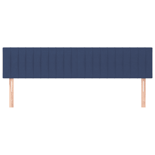 vidaXL Cabeceira de cama 2 pcs tecido 80x5x7888 cm azul vidaXL Cabeceira de cama 2 pcs tecido 80x5x7888 cm azul