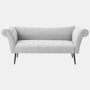 Chaise longue NANTILLY Tecido Cinzento claro