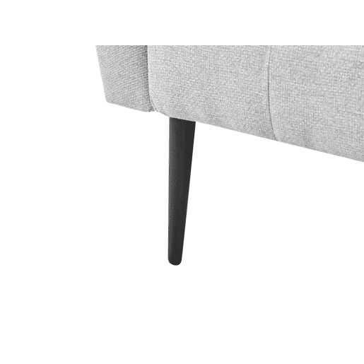 Chaise longue NANTILLY Tecido Cinzento claro