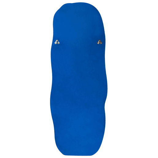 Espelho BEAUNE 56 cm 160 cm Veludo Azul