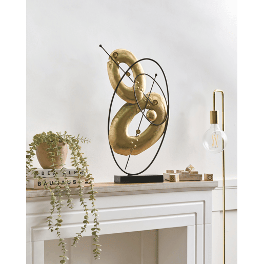 Acessório decorativo LUSK Metal Dourado