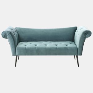 Chaise longue NANTILLY Veludo Azul esverdeado
