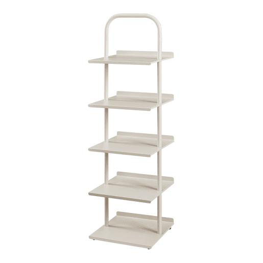 Sapateira Poytya para 5 pares Aço 96 x 34 x 32 cm Champanhe en.casa