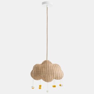 Candeeiro suspenso ONON Rattan Nuvem Natural
