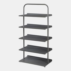 Sapateira Poytya para 10 pares aço 119x60x32cm - Antracite en.casa