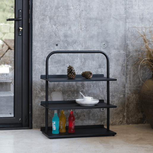 Sapateira Poytya para 6 pares aço 73 x 60 x 32 cm Preto en.casa