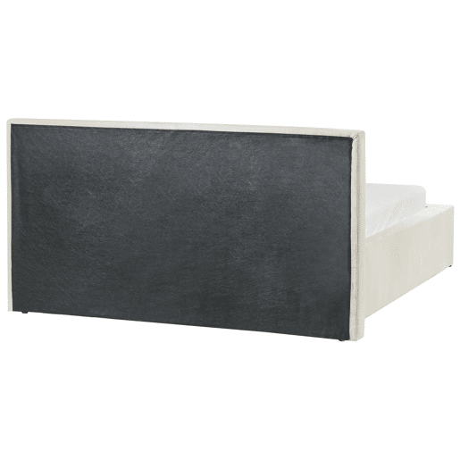 Cama baú Bombazine LILLEBONNE 140 x 200 cm Creme claro