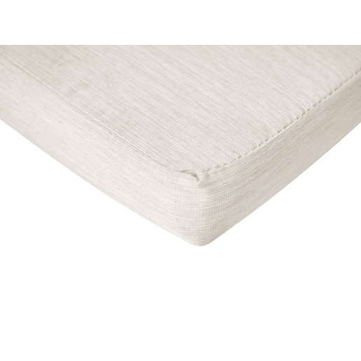 Conjunto de refeições de jardim 6 lugares JAVA PREMIUM Madeira de acácia Creme claro