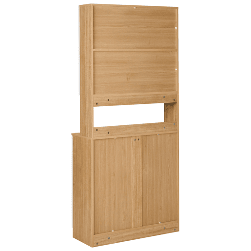 Armário com vitrine CYGNET 80 cm Branco Armário com vitrine CYGNET 80 cm Branco