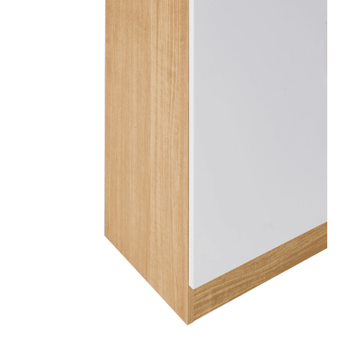 Armário com vitrine CYGNET 80 cm Branco Armário com vitrine CYGNET 80 cm Branco