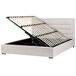 Beliani Cama con almacenaje Poliéster ROUEN 188x214 Beliani Cama con almacenaje Poliéster ROUEN 188x214 Beige