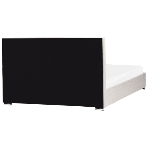 Cama baú Tecido ROUEN 180 x 200 cm Creme claro