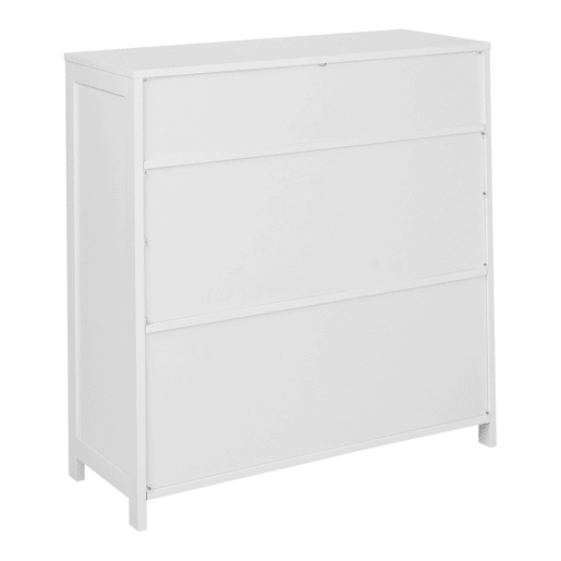 Armário com vitrine CRABTREE 86 cm Branco