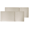 Conjunto de 2 almofadas de encostoassento JAVAAMANTEA PREMIUM 50 x 70 cm Taupe