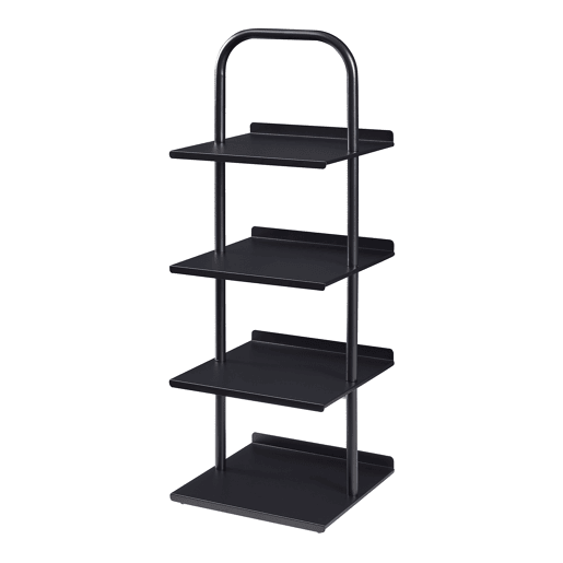 Sapateira Poytya para 4 pares aço 96 x 34 x 32 cm Preto en.casa