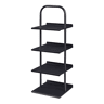 Sapateira Poytya para 4 pares aço 96 x 34 x 32 cm Preto en.casa
