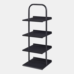 Sapateira Poytya para 4 pares aço 96 x 34 x 32 cm Preto en.casa