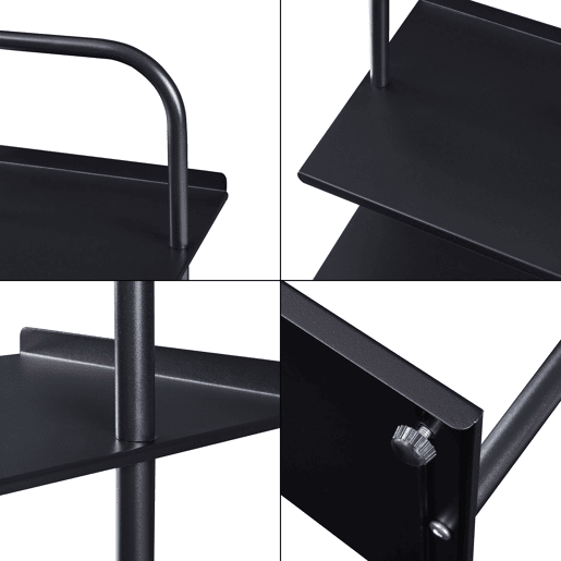 Sapateira Poytya para 4 pares aço 96 x 34 x 32 cm Preto en.casa