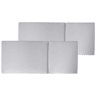 Conjunto de 2 almofadas de encostoassento JAVAAMANTEA PREMIUM 50 x 70 cm Cinzento claro