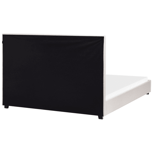 Cama de água Tecido ROUEN 160 x 200 cm Creme claro