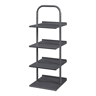 Sapateira Poytya para 4 pares aço 96 x 34 x 32 cm Antracite en.casa