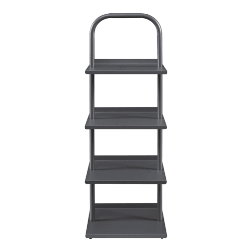 Sapateira Poytya para 4 pares aço 96 x 34 x 32 cm Antracite en.casa