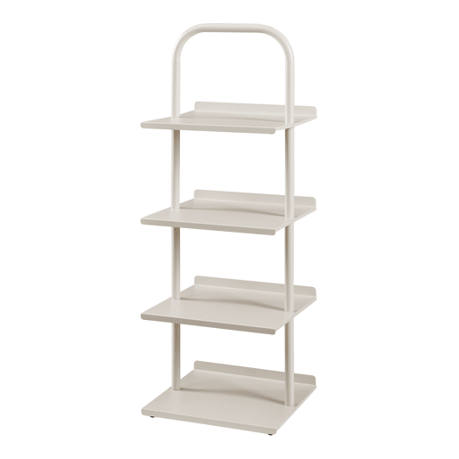 Sapateira Poytya para 4 pares aço 96 x 34 x 32 cm Champanhe en.casa