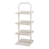 Sapateira Poytya para 4 pares aço 96 x 34 x 32 cm Champanhe en.casa