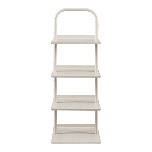 Sapateira Poytya para 4 pares aço 96 x 34 x 32 cm Champanhe en.casa