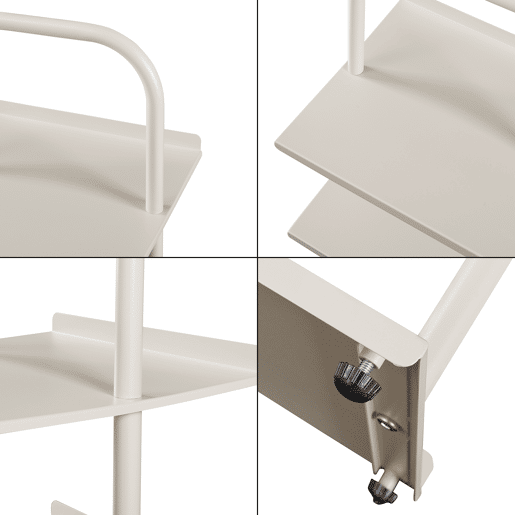 Sapateira Poytya para 4 pares aço 96 x 34 x 32 cm Champanhe en.casa