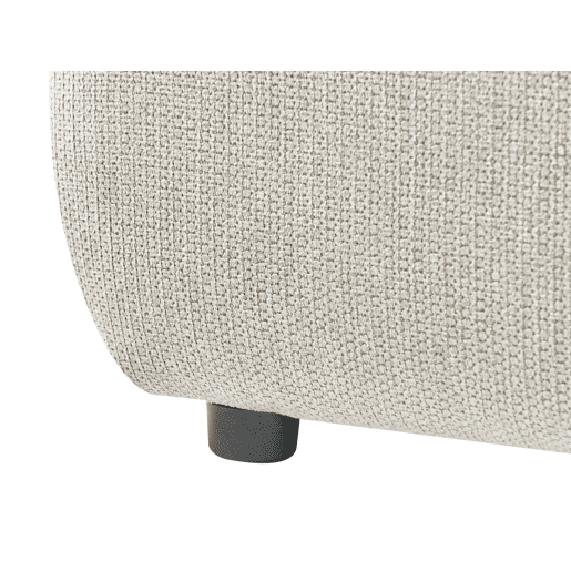 Cama baú Linho sintético BONIFACIO 140 x 200 cm Cinzento