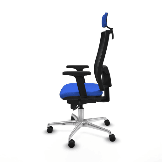 Cadeira de escritório com apoio para a cabeça Piqueras y Crespo 2D086N2 Azul