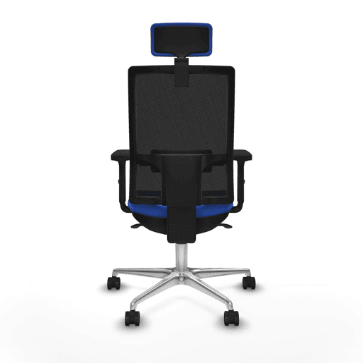 Cadeira de escritório com apoio para a cabeça Piqueras y Crespo 2D086N2 Azul