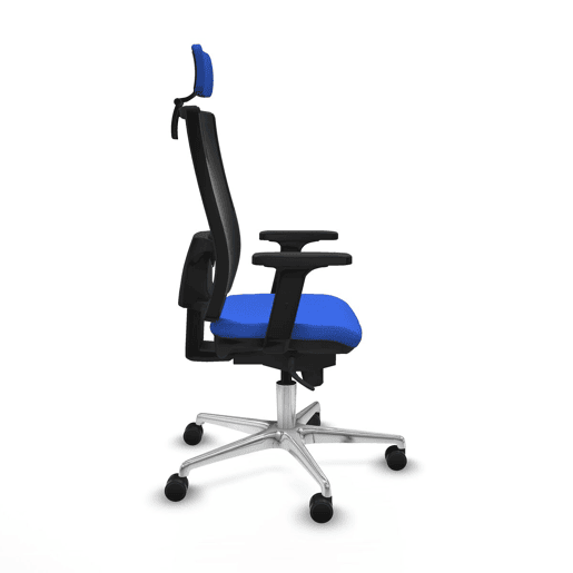 Cadeira de escritório com apoio para a cabeça Piqueras y Crespo 2D086N2 Azul