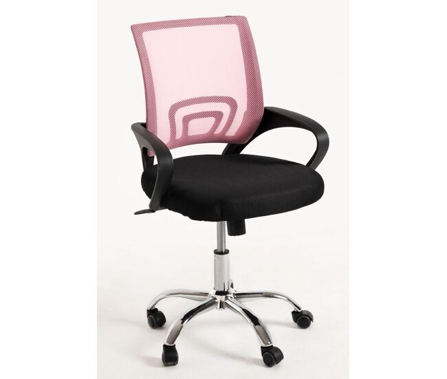 Silla midi pro - rosa y negro
