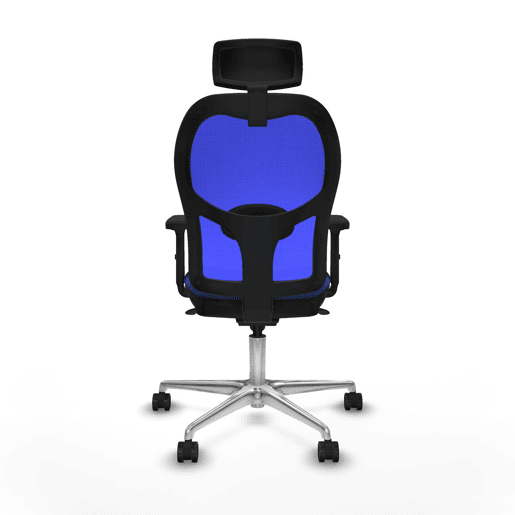 Cadeira de escritório com apoio para a cabeça Jorquera Piqueras y Crespo 2D086N2 Azul