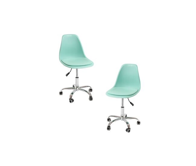 Pack 2 sillas dami office - celadón