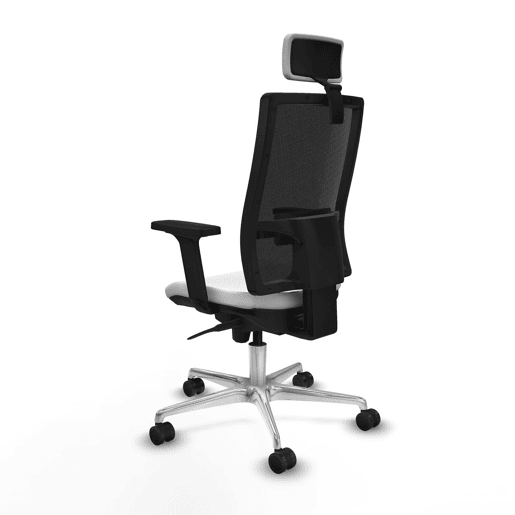 Cadeira de escritório com apoio para a cabeça Piqueras y Crespo 2D086N2 Branco