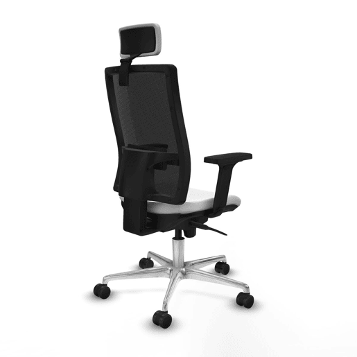 Cadeira de escritório com apoio para a cabeça Piqueras y Crespo 2D086N2 Branco