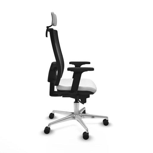 Cadeira de escritório com apoio para a cabeça Piqueras y Crespo 2D086N2 Branco