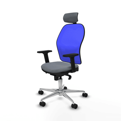 Cadeira de Escritório Piqueras y Crespo 2D086N2 Cinzento