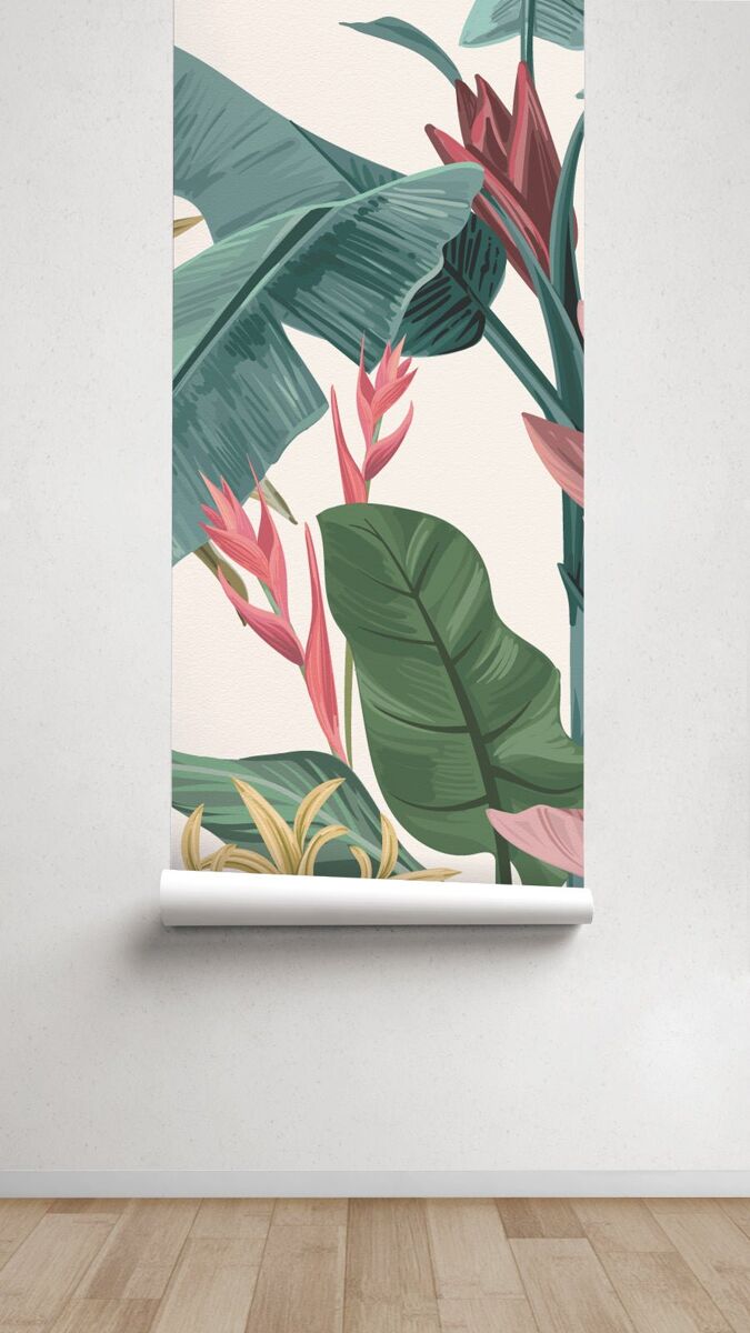 Mural papel pintado Plantas Tropicales