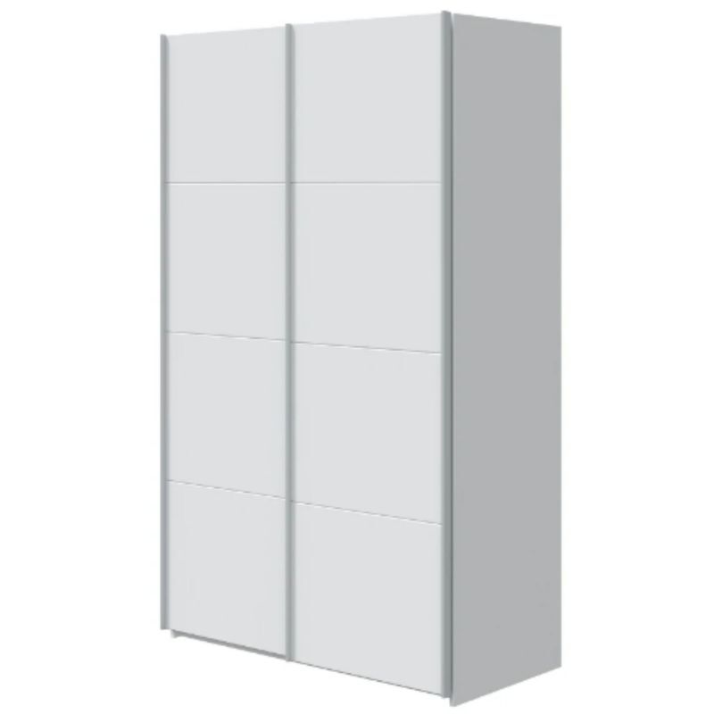 Armario puertas correderas aglomerado blanco 200x150x60cm