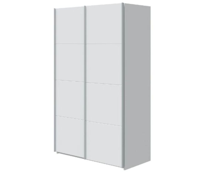 Armario puertas correderas aglomerado blanco 200x150x60cm