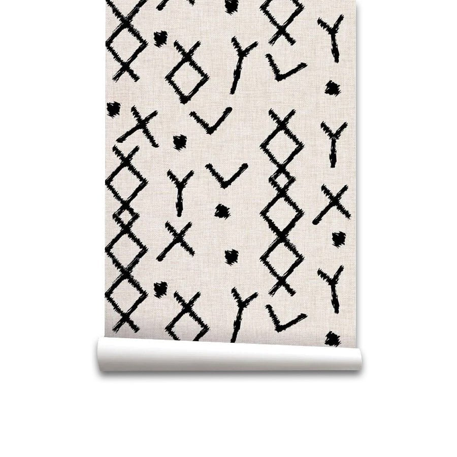 Papel pintado art art - blanco - 1 rollo 55 x 300 cm