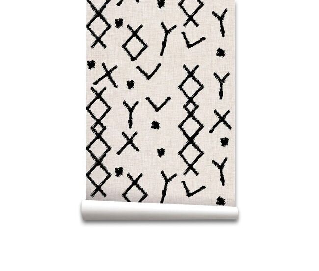 Papel pintado art art - blanco - 1 rollo 55 x 300 cm