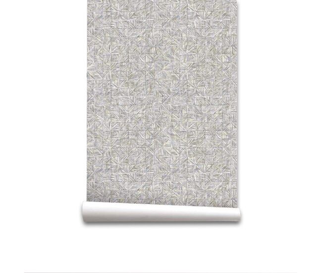 Papel pintado masai masai - marron - 1 rollo 55 x 300 cm